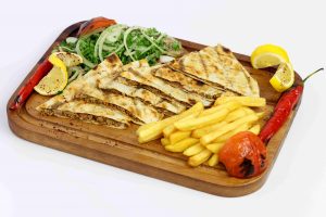 lamb arayes عرايس لحم minced lamb with baked on lebanese bread with served with garlic sauce