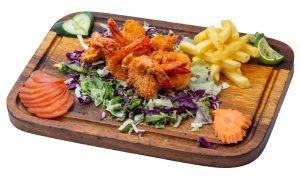 جمبري مقلي fried prawn