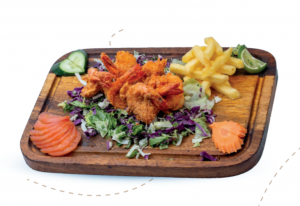 جمبري مقلي fried prawn