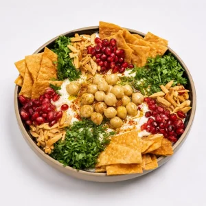 فتة حمص hummus fattah result