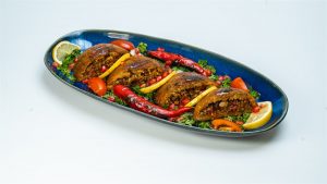 Grilled kibbeh at Orchid House Restaurant, Kampung Baru, Kuala Lumpur