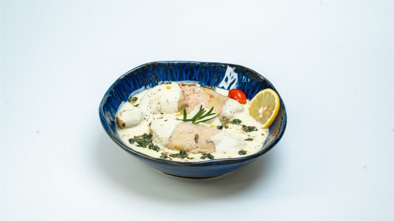 Syrian chicken in yogurt sauce at Orchid House Restaurant, Kampung Baru, Kuala Lumpur
