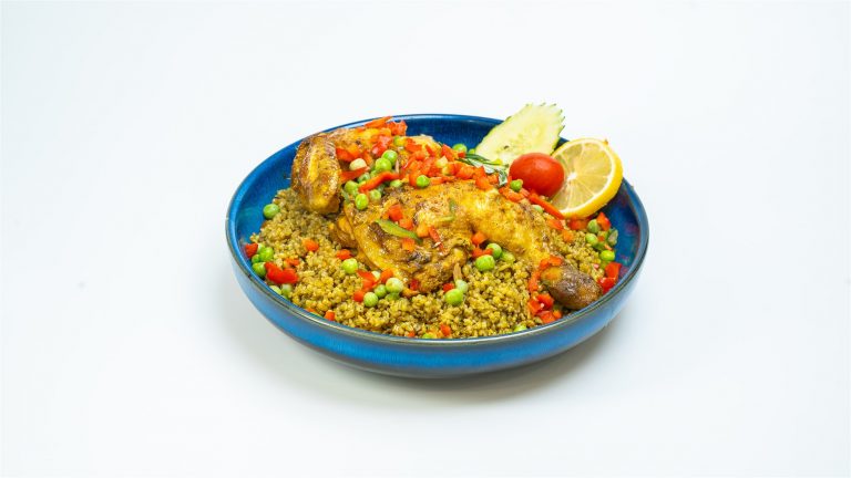Freekeh with chicken at ORCHID Restaurant, KLCC, Kuala Lumpur