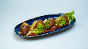 Fried kibbeh at ORCHID Restaurant, KLCC, Kuala Lumpur